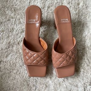 New Jeffrey Campbell Nana Quilted Platform Mule
